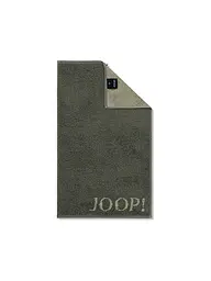 JOOP | Gästetuch 30x50cm CONTOUR DOUBLFACE Oliv | Dunkelgrün