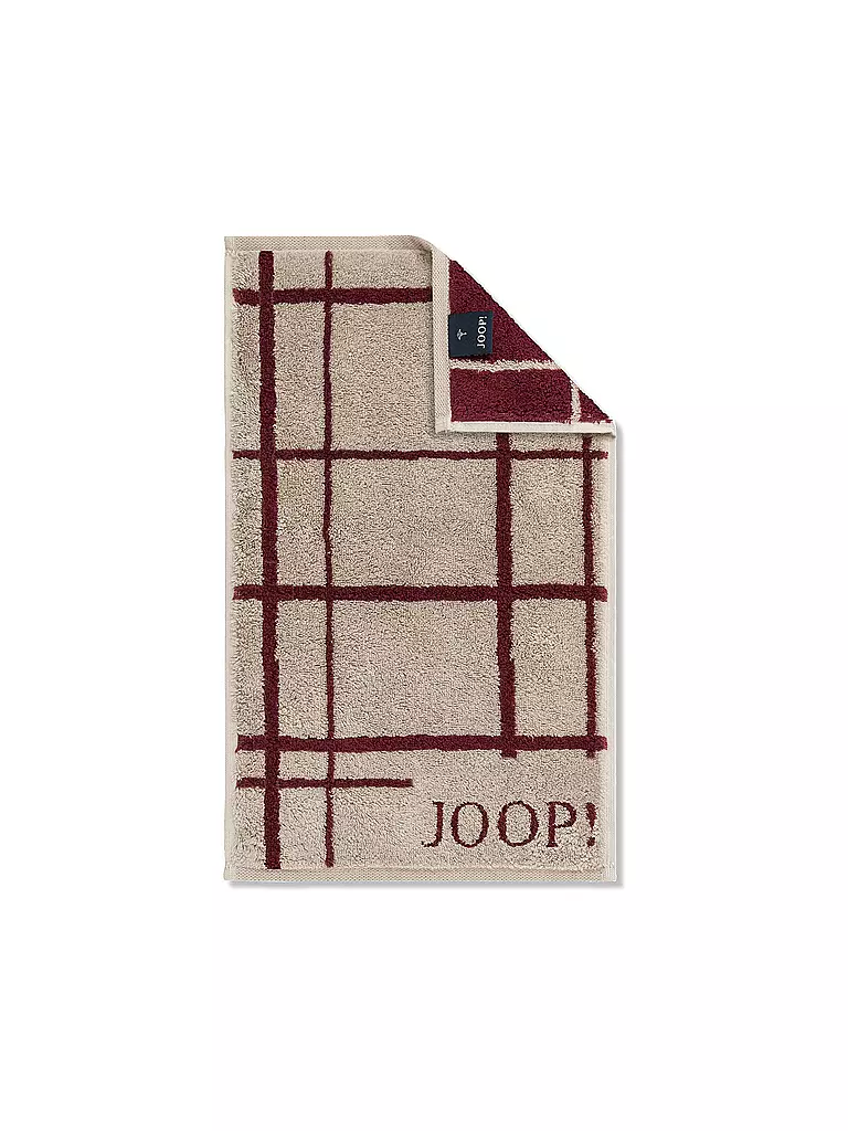 JOOP | Gästetuch SELECT LAYER 30x50cm Rouge | dunkelrot