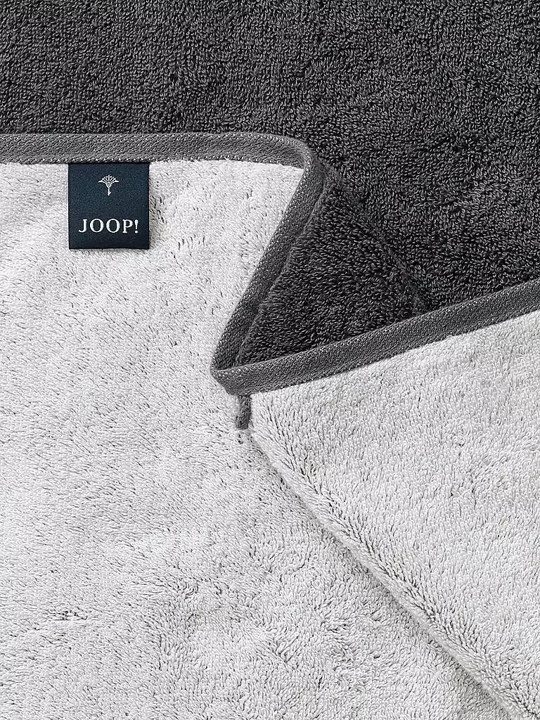 JOOP | Gästetuch SPLIT DOUBLEFACE 30x50cm Stein | grau