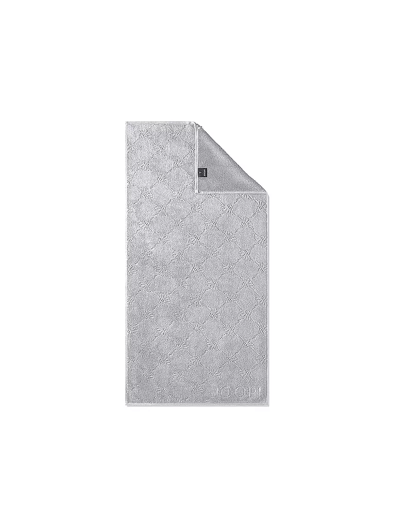 JOOP | Handtuch "Cornflower" 50x100cm (Platin) | silber