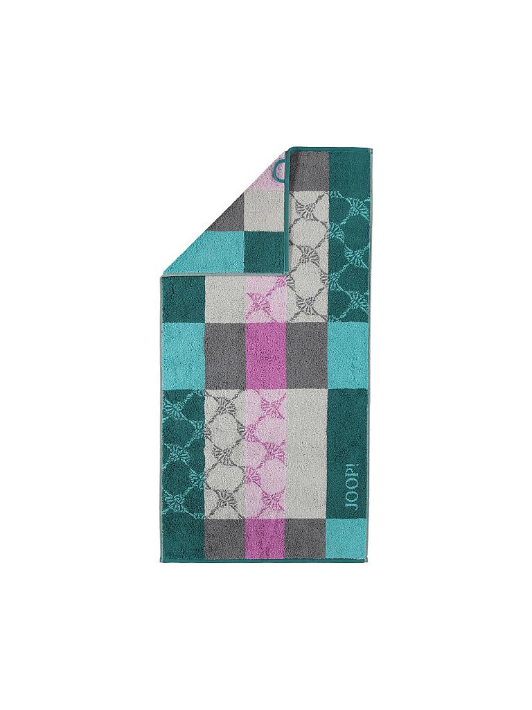 JOOP | Handtuch "Statement Checked" 50x100cm (Teal/Petrol) | petrol