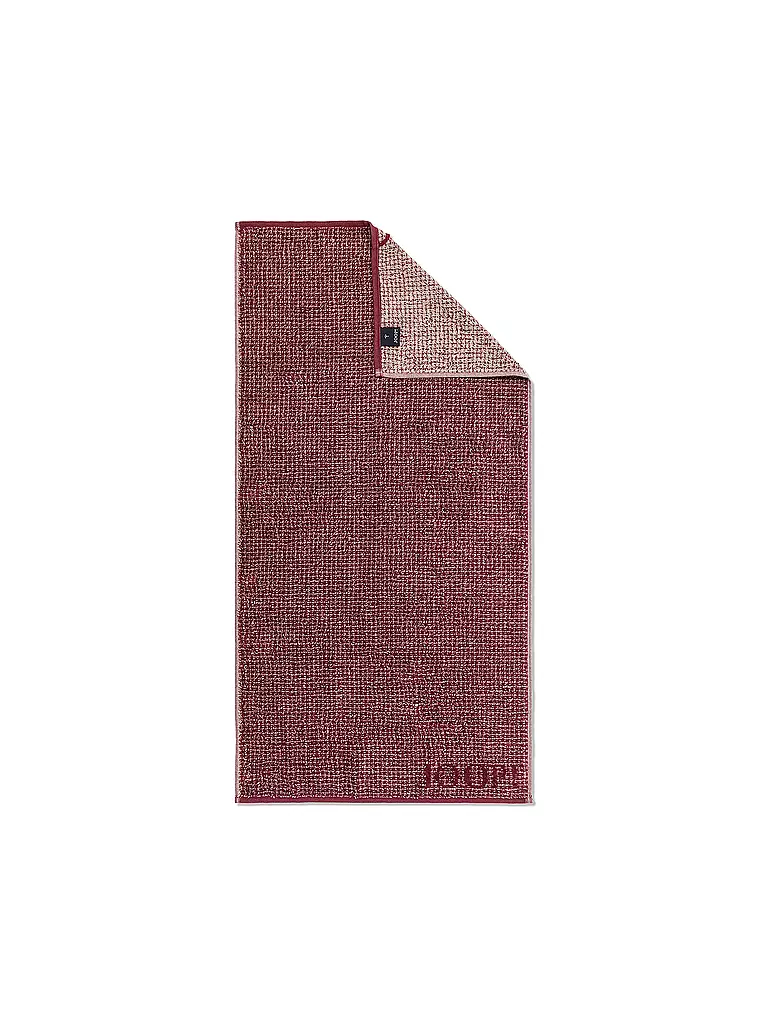 JOOP | Handtuch SELECT ALLOVER 50x100cm Rouge | dunkelrot