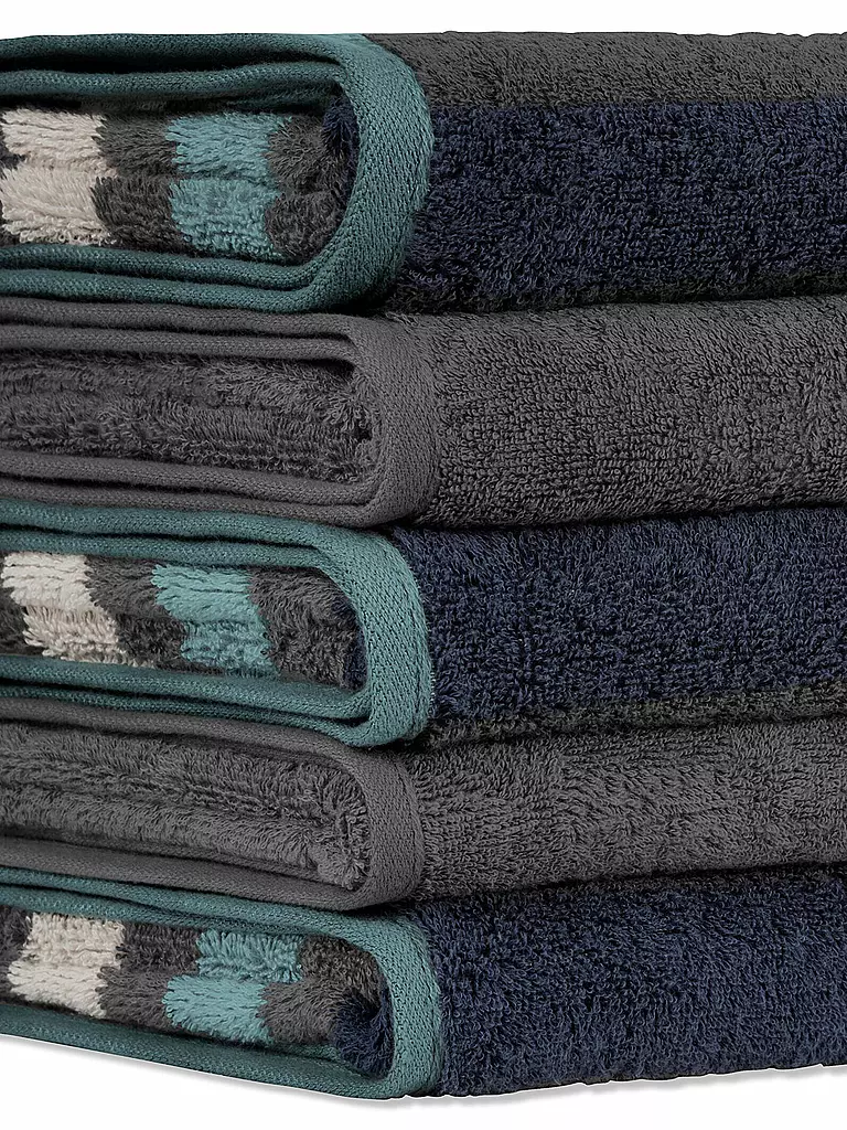 JOOP | Handtuch Tone Stripes 50x100cm Aqua | petrol