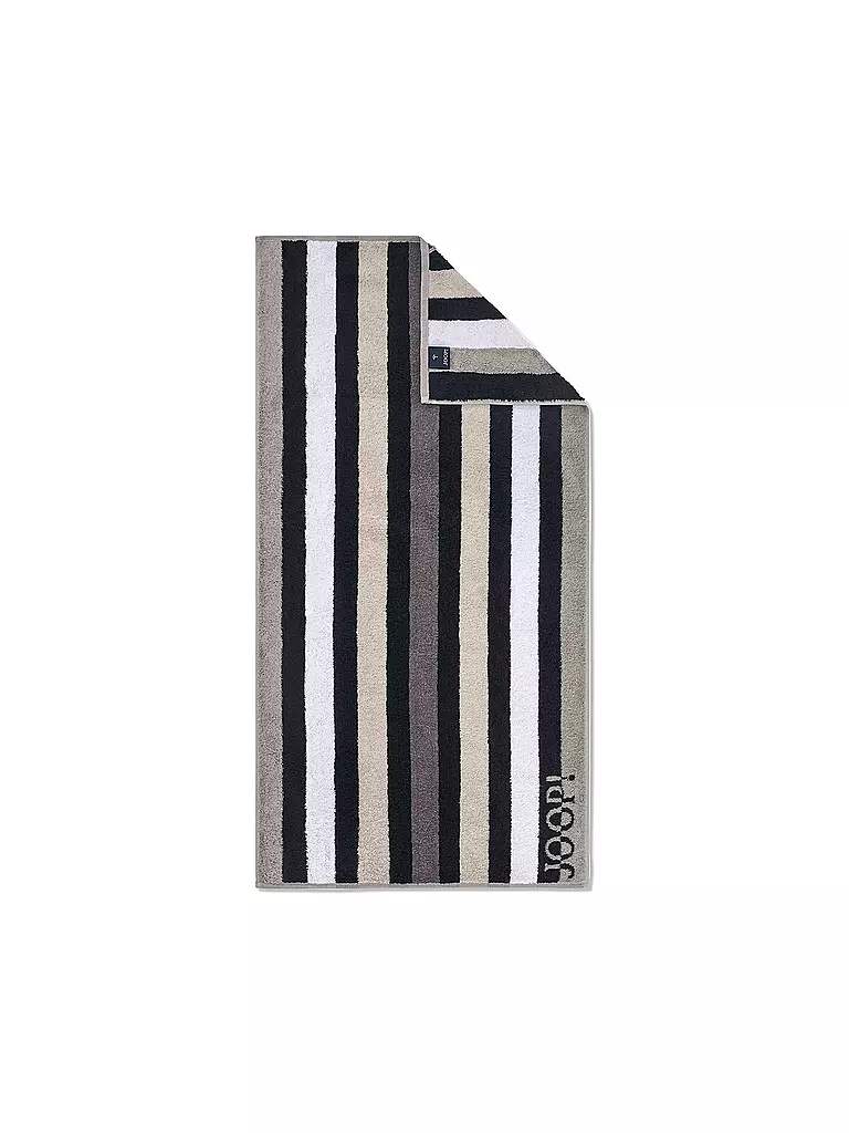 JOOP | Handtuch Tone Stripes 50x100cm Platin | hellgrau