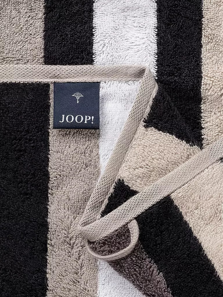 JOOP | Handtuch Tone Stripes 50x100cm Platin | hellgrau