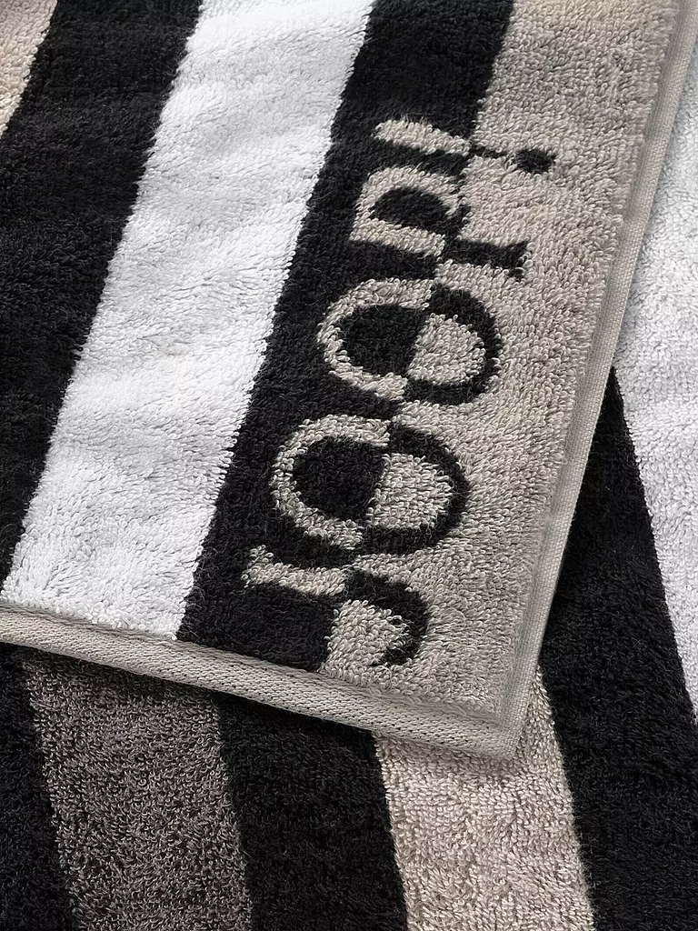 JOOP | Handtuch Tone Stripes 50x100cm Platin | hellgrau