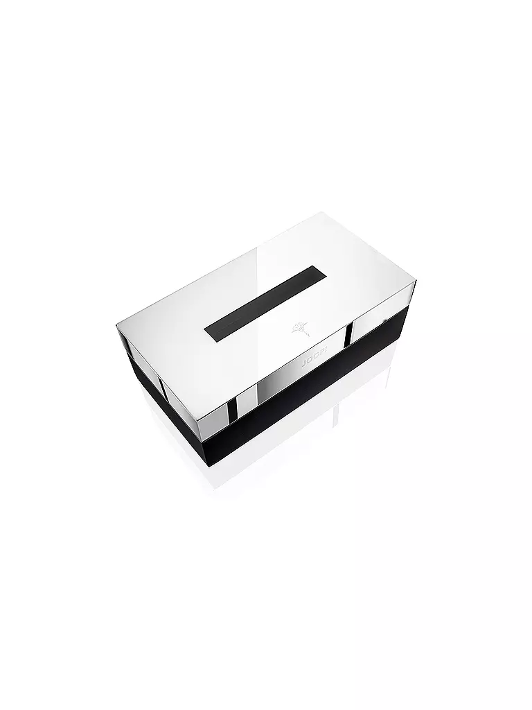 JOOP | Kleenexbox Chromeline Black 23x12cm | schwarz
