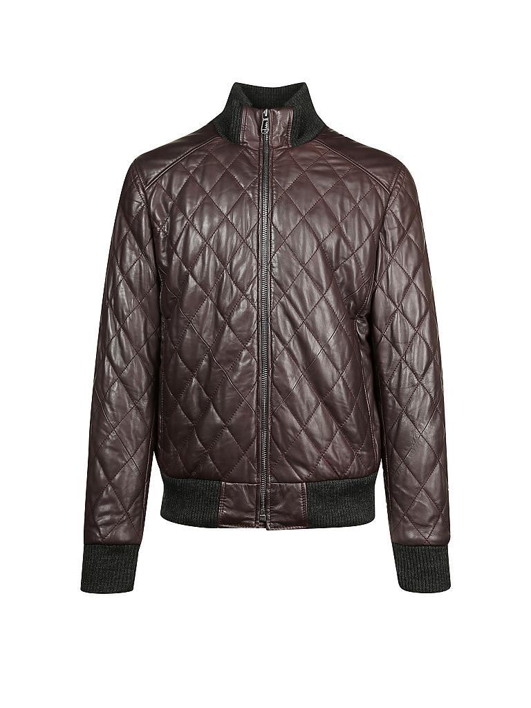 JOOP | Lederjacke "Greg" | lila