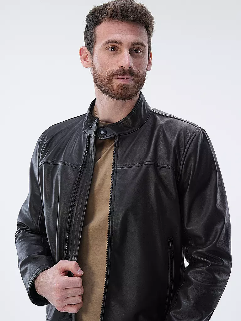 JOOP | Lederjacke CLEARY | schwarz