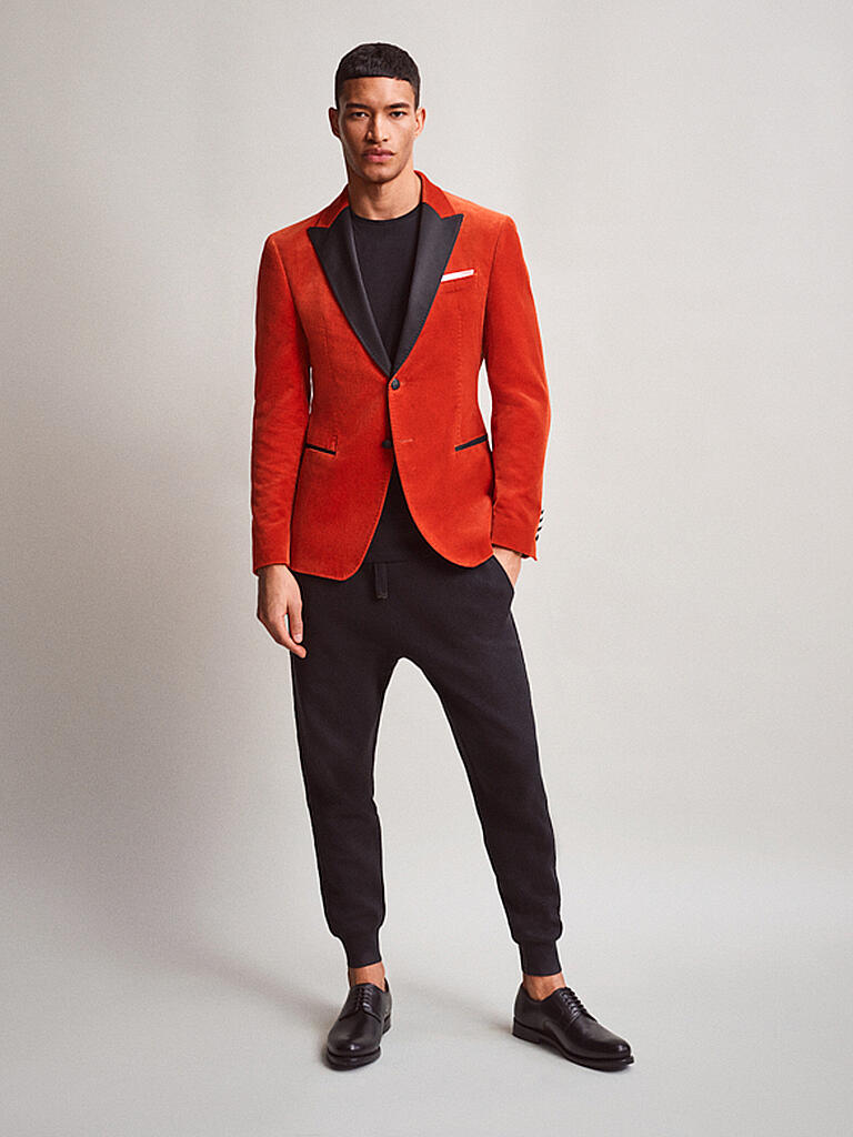 JOOP | Samt Sakko Slim Fit Hilarious | rot