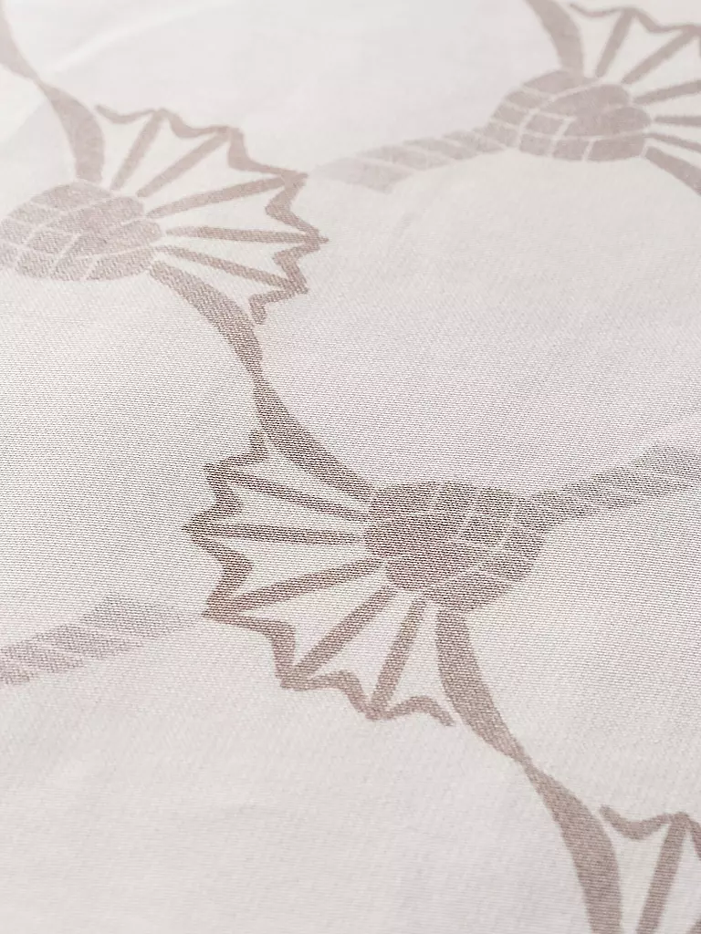 JOOP | Satin Bettwäsche 70x90cm/140x200cm CORNFLOWER DOUBLE Beige | grau