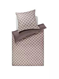 JOOP | Satin Bettwäsche CORNFLOWER DOUBLE  70x90cm/140x200cm Deep Ocean | grau