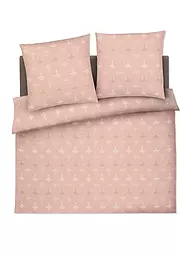 JOOP | Satin Bettwäsche CORNFLOWER CHARM 2x 70x90cm/200x200cm Stone | beige