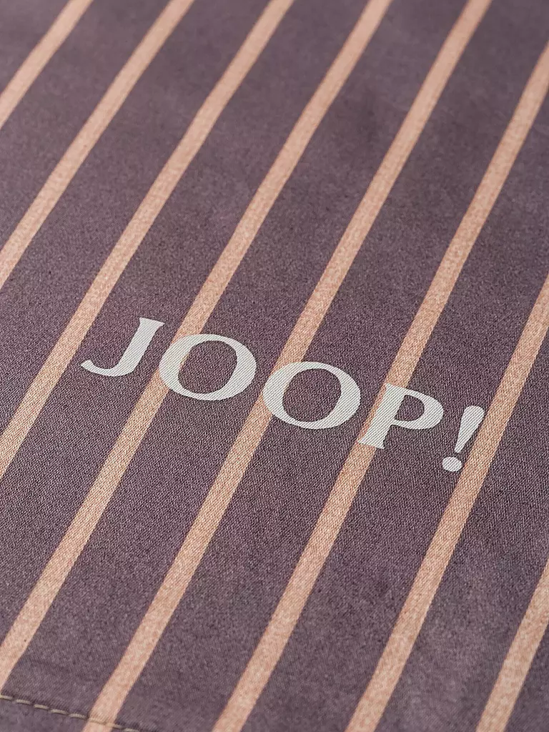 JOOP | Satin Bettwäsche DIVIDED 2x 70x90cm / 200x200cm Blush | hellgrau