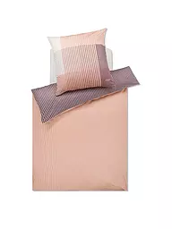 JOOP | Satin Bettwäsche DIVIDED 70x90cm / 140x200cm Blush | rosa