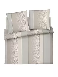 JOOP | Satin Bettwäsche LEO 2x 70x90cm / 200x200cm Sand | beige