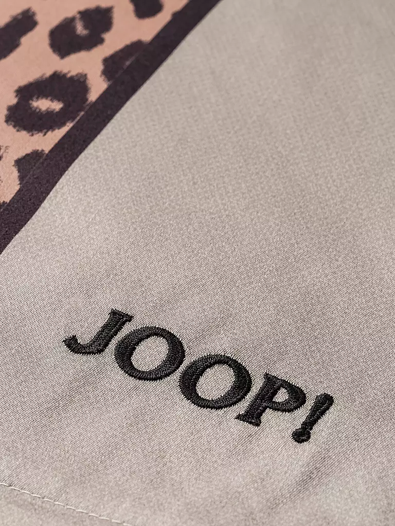 JOOP | Satin Bettwäsche LEO 2x 70x90cm / 200x200cm Stone | creme