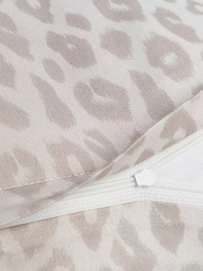 JOOP | Satin Bettwäsche LEO 70x90cm / 140x200cm Sand | creme