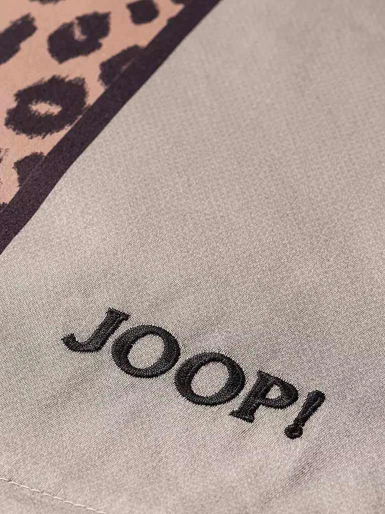 JOOP | Satin Bettwäsche LEO 70x90cm / 140x200cm Stone | creme