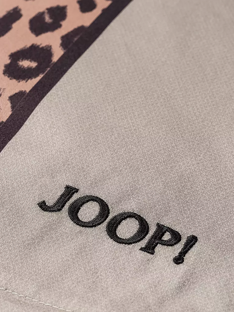 JOOP | Satin Bettwäsche LEO 70x90cm / 140x220cm Stone | creme