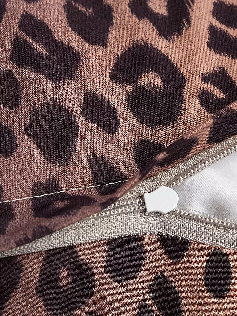 JOOP | Satin Bettwäsche LEO 70x90cm / 140x220cm Stone | creme