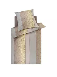 JOOP | Satin Bettwäsche LEO 70x90cm / 140x220cm Stone | creme