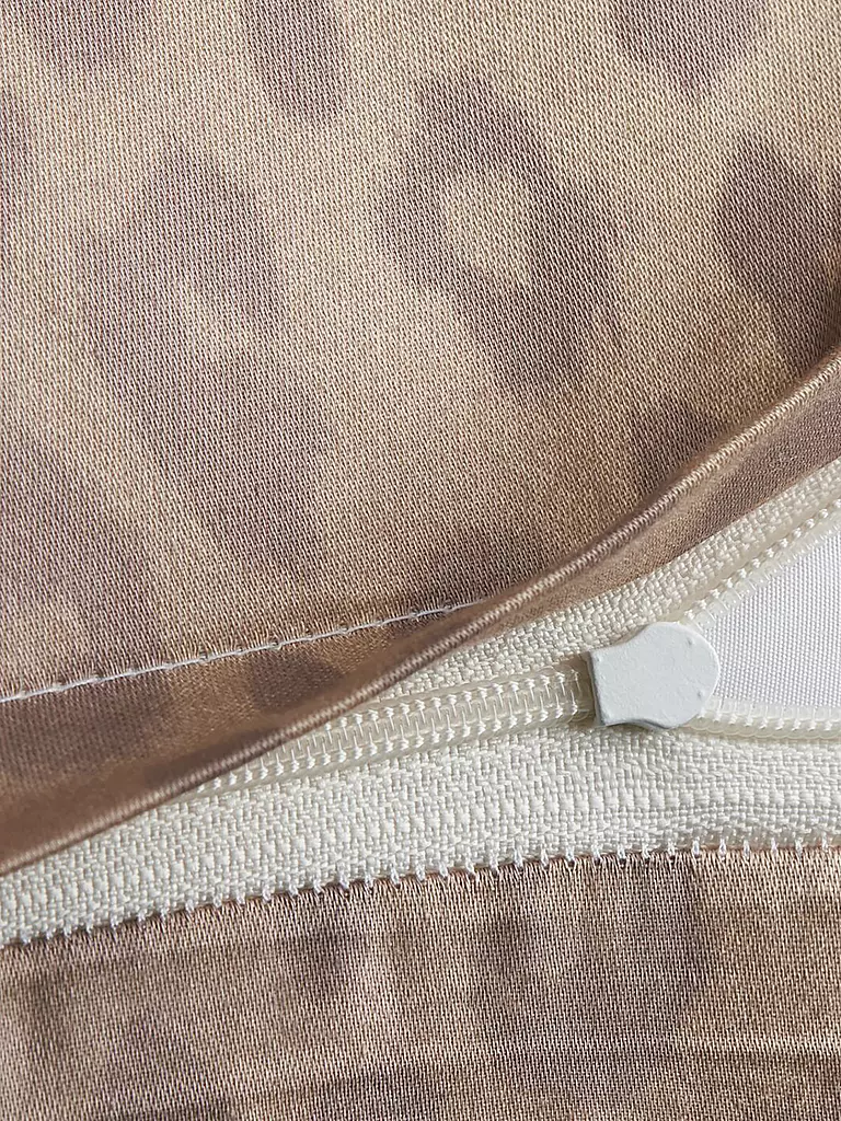JOOP | Satin Bettwäsche LEO 70x90cm / 140x220cm Vanilla | creme