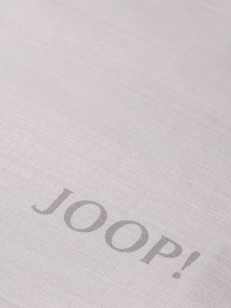 JOOP | Satin Bettwäsche SPLIT 70x90cm / 140x200cm Stone | hellgrau