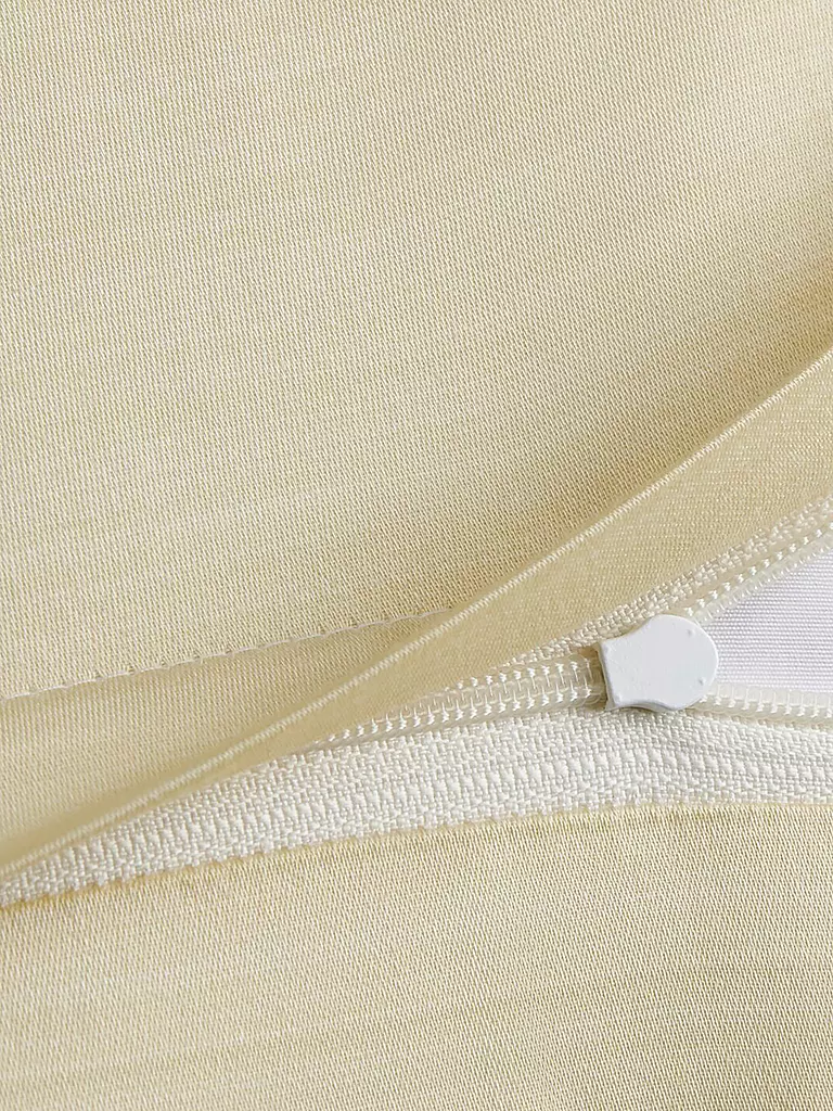 JOOP | Satin Bettwäsche SPLIT 70x90cm / 140x200cm Vanilla | hellgrau