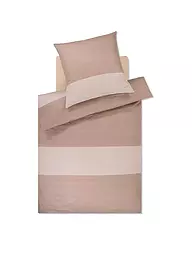 JOOP | Satin Bettwäsche SPLIT 70x90cm / 140x220cm Ocean | beige