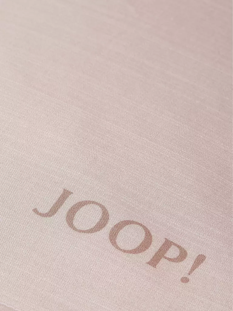 JOOP | Satin Bettwäsche SPLIT 70x90cm / 140x220cm Nude | hellgrau