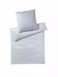 JOOP | Satin Bettwäsche Statement 2x 70x90cm / 200x200cm Sand | blau