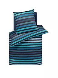 JOOP | Satin Bettwäsche TONE 70x90cm/140x220cm Bordeaux | dunkelblau