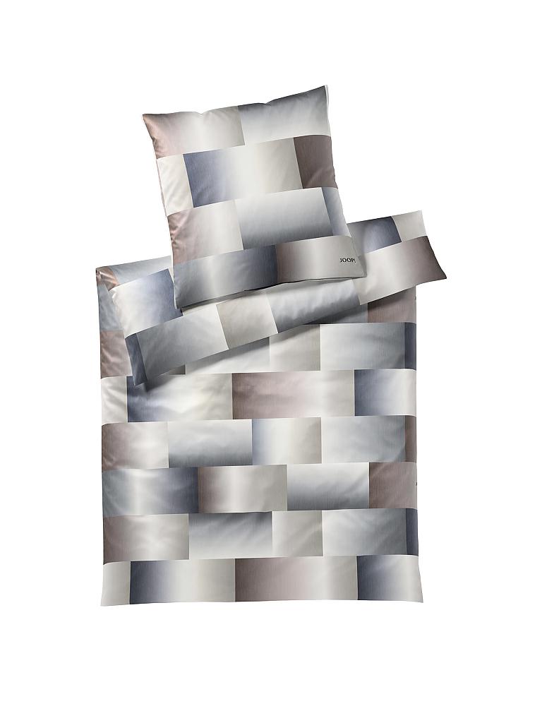 JOOP | Satin-Bettwäsche "Range" 70x90cm/140x220cm  | grau