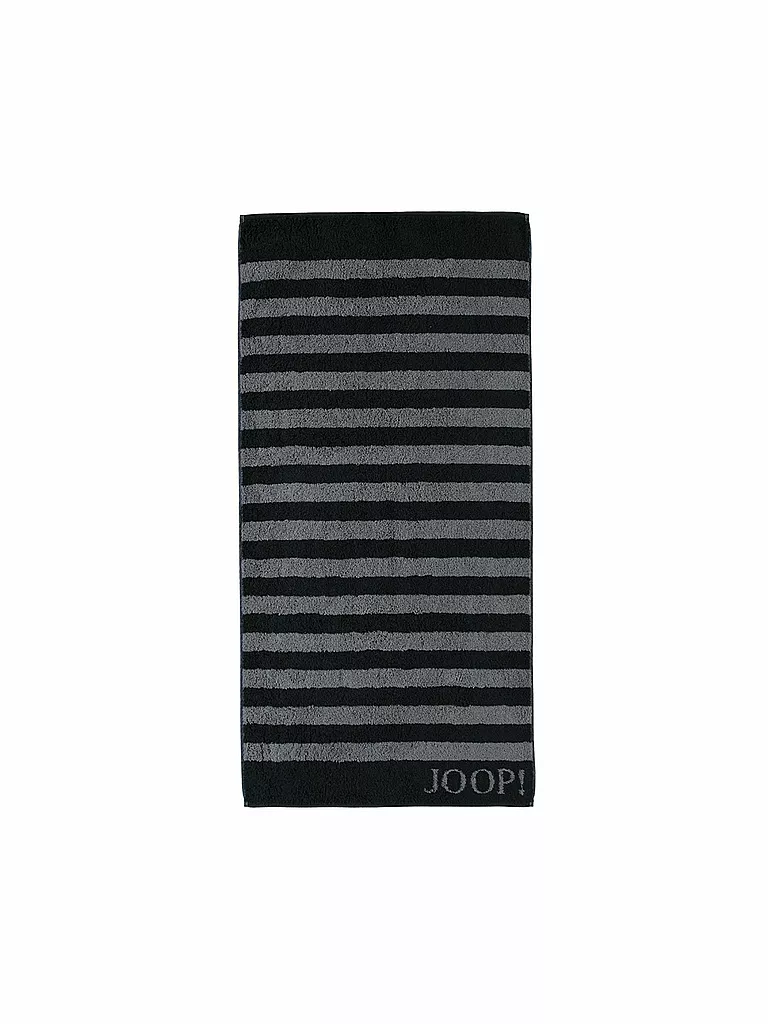 JOOP | Saunatuch "Stripes" 80x200cm (schwarz) | schwarz