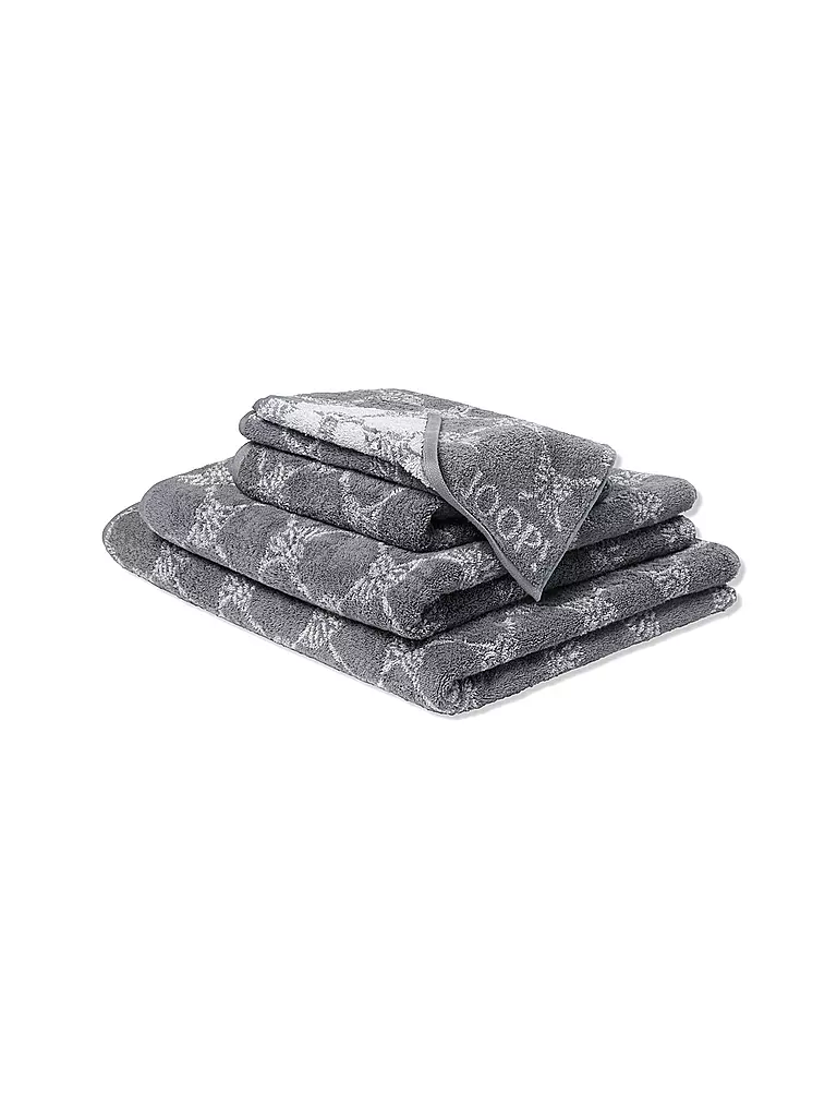 JOOP | Saunatuch Cornflower 80x200cm  Anthrazit | schwarz
