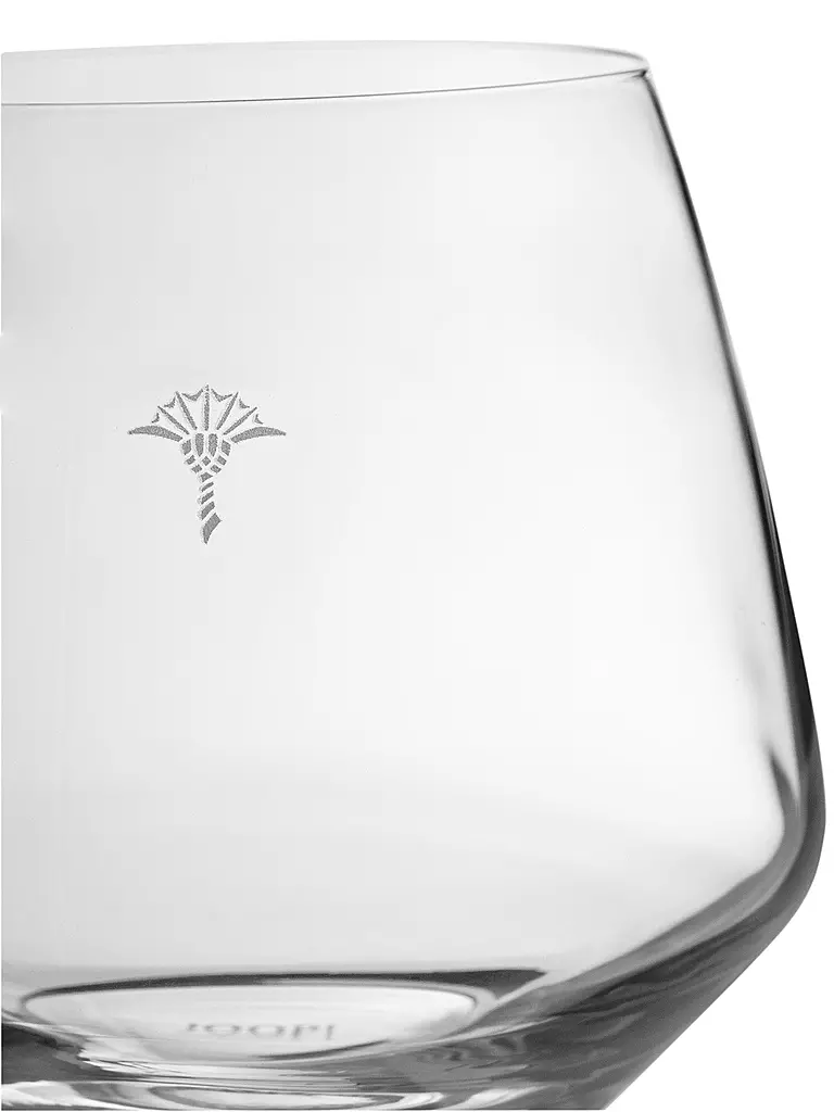 JOOP | Wasserglas 2er Set 0,39l Single Cornflower | transparent