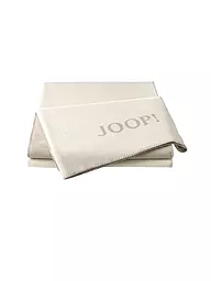 JOOP | Wohndecke "Uni Doubleface" 150x200cm (Anthrazit-Ash) | creme