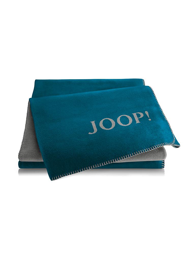 JOOP | Wohndecke "Doubleface" 150x200cm (Petrol/Graphit) | petrol