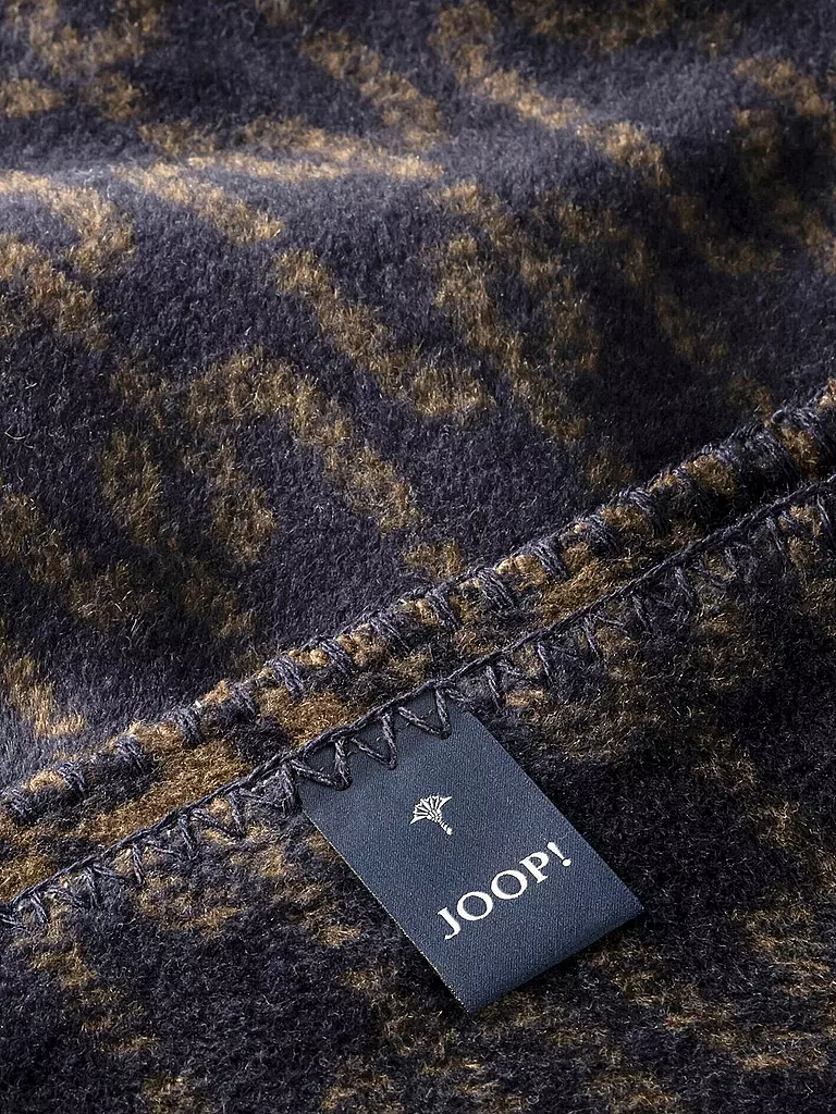 JOOP | Wohndecke - Plaid 150x200cm Chains Karamell Marine | braun