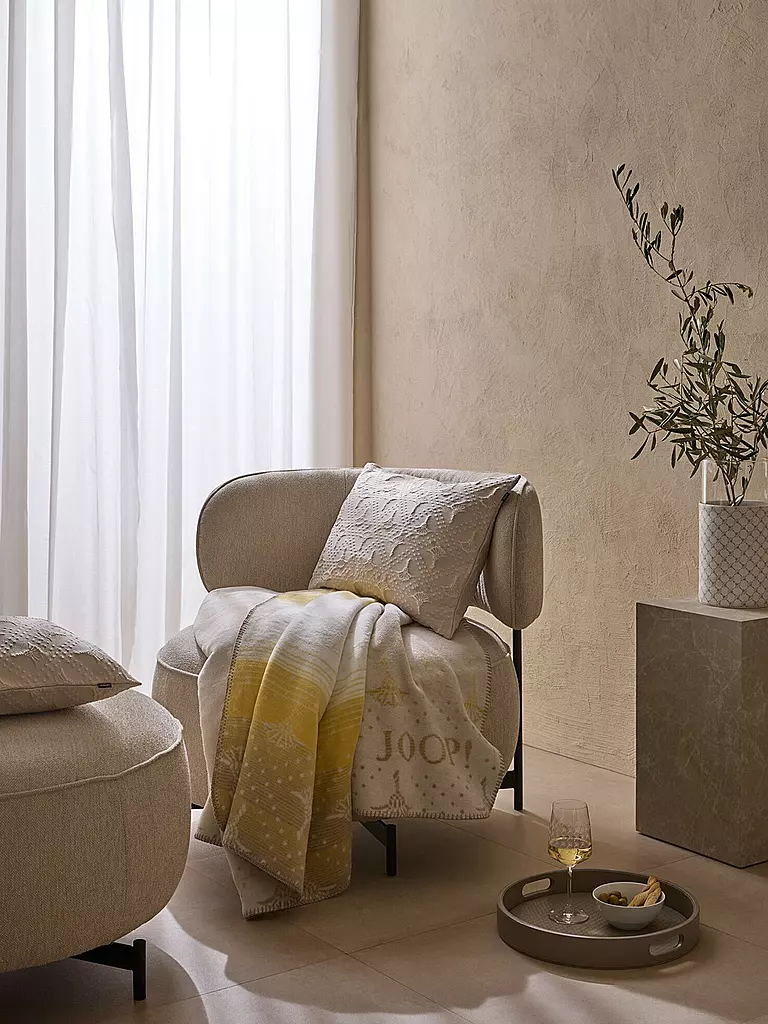 JOOP | Wohndecke 150x200cm CHARM Vanilla | beige