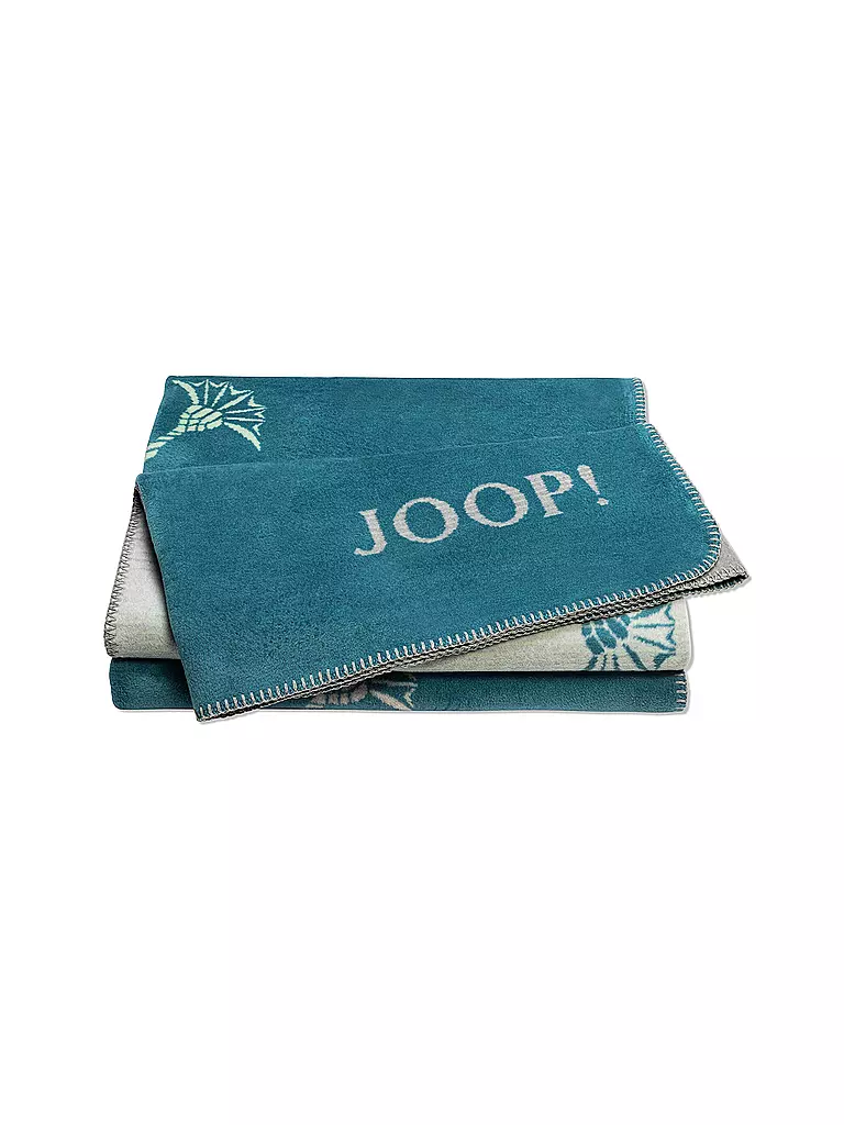 JOOP | Wohndecke 150x200cm FADED CORNFLOWER Aqua | petrol