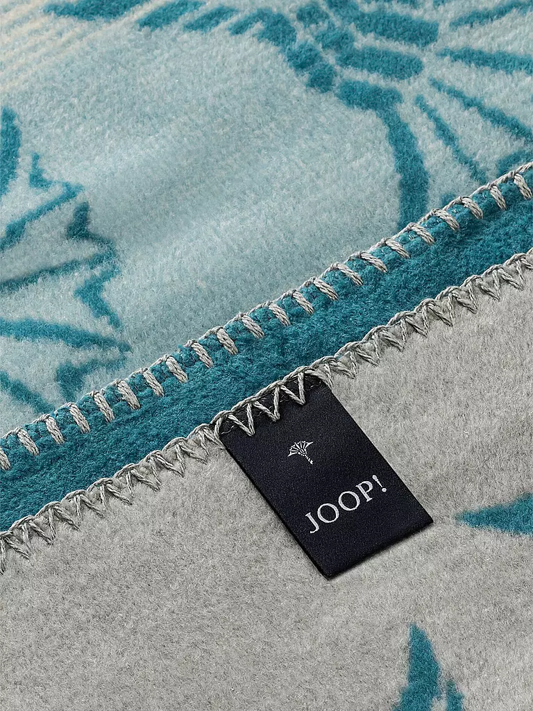 JOOP | Wohndecke 150x200cm FADED CORNFLOWER Aqua | petrol