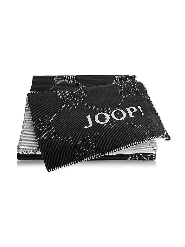 JOOP | Wohndecke CORNFLOWER 150x200cm Schwarz | schwarz