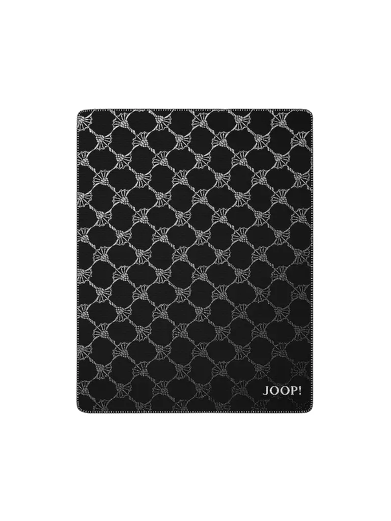 JOOP | Wohndecke CORNFLOWER 150x200cm Schwarz | schwarz