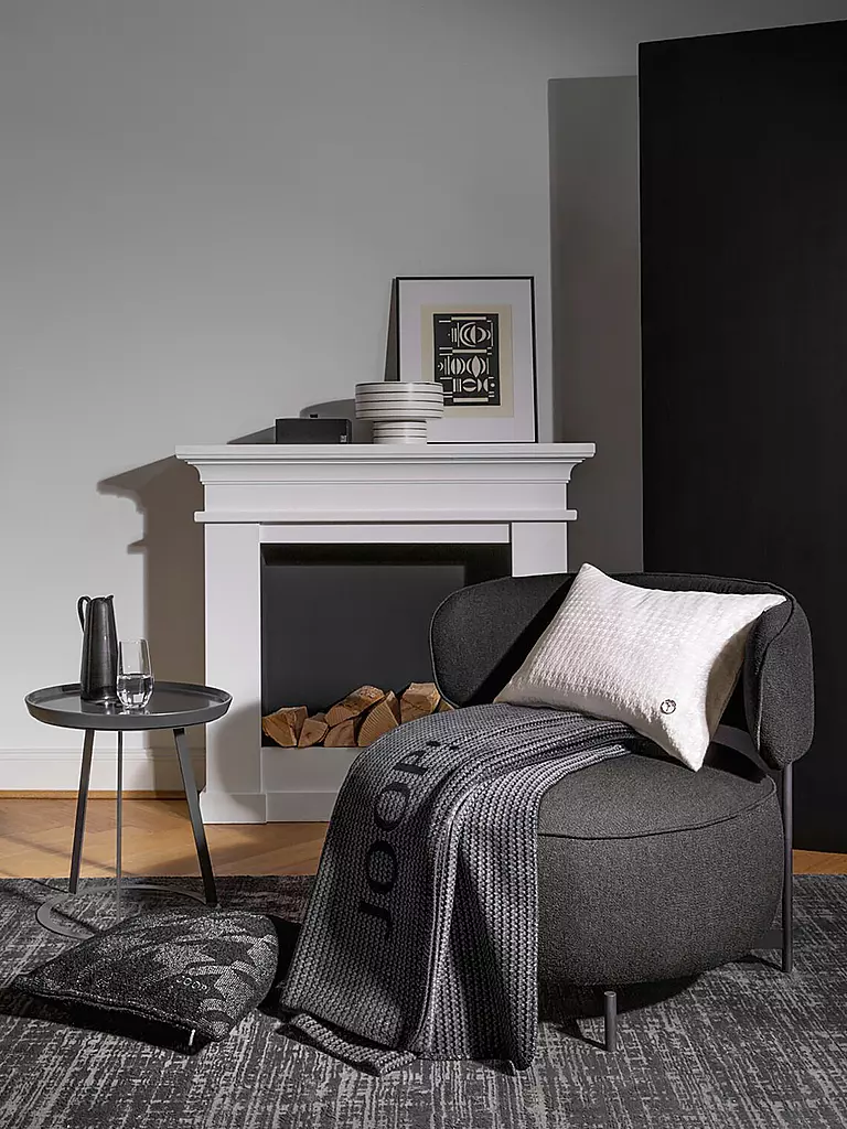 JOOP | Wohndecke WOVEN 150x200cm Schwarz | schwarz