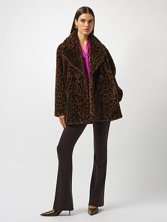 JOSEPH RIBKOFF | Mantel in Felloptik