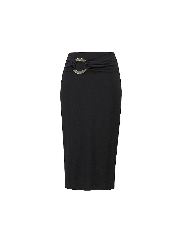 Midirock schwarz 40 damen