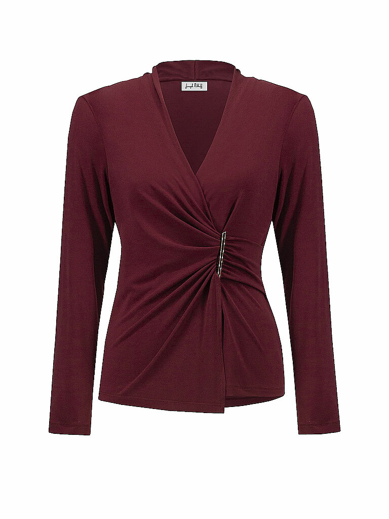 JOSEPH RIBKOFF Langarmshirt  dunkelrot | 42