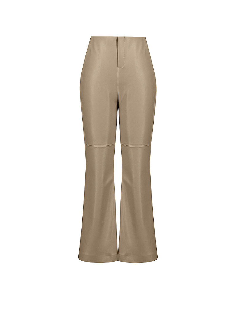 JOSEPH RIBKOFF Hose in Lederoptik camel | 44